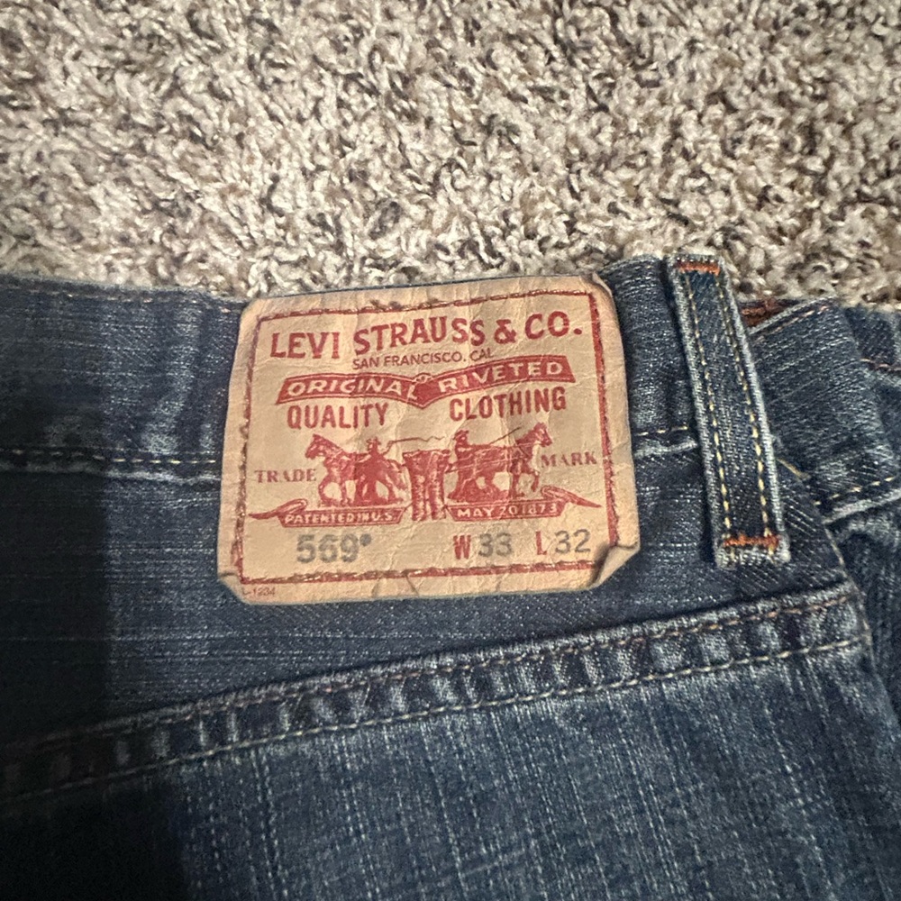 Levi's 569 33W32L Men's Blue Jeans